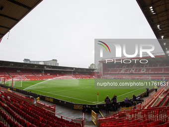 A general view inside the City Ground during the Premier League match between Nottingham Forest and Newcastle United at the City Ground in N...