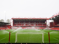 A general view inside the City Ground during the Premier League match between Nottingham Forest and Newcastle United at the City Ground in N...