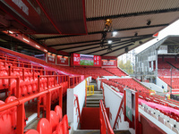 A general view inside the City Ground during the Premier League match between Nottingham Forest and Newcastle United at the City Ground in N...