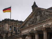 The Reichstag parliament building in Berlin, Germany on November 8th, 2024. (