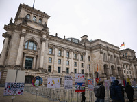 The Reichstag parliament building in Berlin, Germany on November 8th, 2024. (