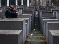 Memorial to the Murdered Jews of Europe in Berlin, Germany on November 8th, 2024. (