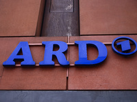 ARD 1 logo on a television studio in Berlin, Germany on November 8th, 2024. (