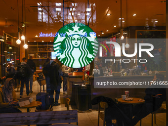 Starbuck Coffee in Berlin, Germany on November 8th, 2024. (