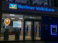 Berliner Volksbank in Berlin, Germany on November 8th, 2024. (