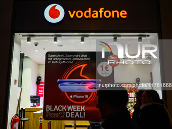 Vodafone store in Berlin, Germany on November 8th, 2024. (