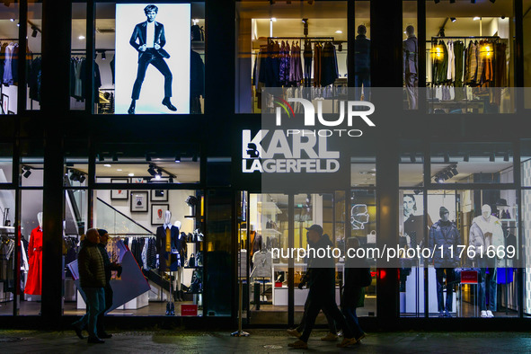 Karl Lagerfelf store in Berlin, Germany on November 8th, 2024. 