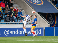 In Andorra La Vella, Andorra, on November 10, 2024, players are in action during the Primera RFEF 2024-2025 match between FC Andorra and Bar...