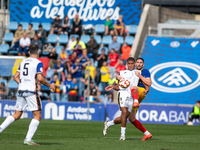 In Andorra La Vella, Andorra, on November 10, 2024, players are in action during the Primera RFEF 2024-2025 match between FC Andorra and Bar...