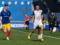 Iker Pedernales of Barakaldo CF is in action during the Primera RFEF 2024-2025 match between FC Andorra and Barakaldo CF at Estadi Nacional...