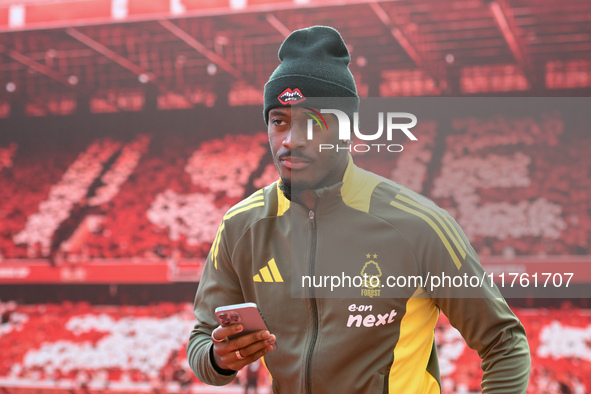 Callum Hudson-Odoi of Nottingham Forest participates in the Premier League match between Nottingham Forest and Newcastle United at the City...