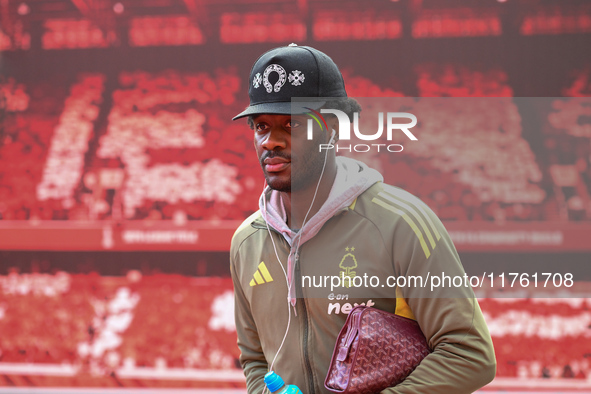 Ola Aina of Nottingham Forest participates in the Premier League match between Nottingham Forest and Newcastle United at the City Ground in...