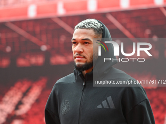 Joelinton of Newcastle United participates in the Premier League match between Nottingham Forest and Newcastle United at the City Ground in...