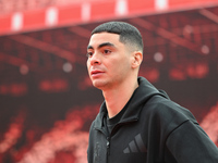 Miguel Almiron of Newcastle United participates in the Premier League match between Nottingham Forest and Newcastle United at the City Groun...