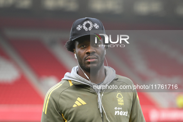 Ola Aina of Nottingham Forest participates in the Premier League match between Nottingham Forest and Newcastle United at the City Ground in...