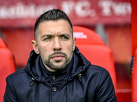 AFC Ajax Amsterdam trainer Francesco Fariolo is present during the match between Twente and Ajax at the Grolsch Veste stadium for the Dutch...