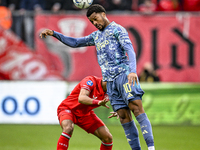 AFC Ajax Amsterdam forward Chuba Akpom plays during the match between Twente and Ajax at the Grolsch Veste stadium for the Dutch Eredivisie...