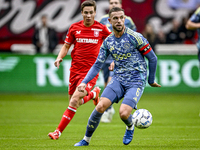 AFC Ajax Amsterdam midfielder Jordan Henderson plays during the match between Twente and Ajax at the Grolsch Veste stadium for the Dutch Ere...