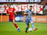 AFC Ajax Amsterdam defender Josip Sutalo plays during the match between Twente and Ajax at the Grolsch Veste stadium for the Dutch Eredivisi...