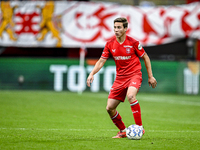 FC Twente midfielder Carel Eiting plays during the match between Twente and Ajax at the Grolsch Veste stadium for the Dutch Eredivisie seaso...