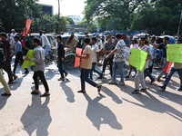 Activists of the Bangladesh Nationalist Party's student unit stage a protest rally determined to foil the Bangladesh Awami League's bid to h...