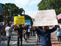 Activists of the Bangladesh Nationalist Party's student unit stage a protest rally determined to foil the Bangladesh Awami League's bid to h...