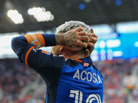 Luciano Acosta of Cincinnati appears during the 2024 MLS Cup Playoffs Round One match between FC Cincinnati and New York City FC at TQL Stad...