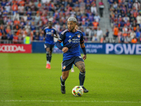 Luciano Acosta of Cincinnati appears during the 2024 MLS Cup Playoffs Round One match between FC Cincinnati and New York City FC at TQL Stad...