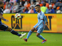 Maxi Moralez of New York is seen during the 2024 MLS Cup Playoffs Round One match between FC Cincinnati and New York City FC at TQL Stadium...