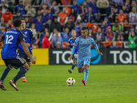 Maxi Moralez of New York is seen during the 2024 MLS Cup Playoffs Round One match between FC Cincinnati and New York City FC at TQL Stadium...