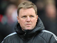 Eddie Howe is the manager of Newcastle United during the Premier League match between Nottingham Forest and Newcastle United at the City Gro...