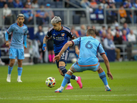 Luca Orellano of Cincinnati is seen during the 2024 MLS Cup Playoffs Round One match between FC Cincinnati and New York City FC at TQL Stadi...