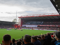 A minute's silence takes place ahead of the Premier League match between Nottingham Forest and Newcastle United at the City Ground in Nottin...