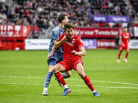 AFC Ajax Amsterdam defender Youri Baas and FC Twente forward Sam Lammers play during the match between Twente and Ajax at the Grolsch Veste...