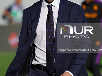 Head Coach Raffaele Palladino of ACF Fiorentina during the Italian Serie A football match between ACF Fiorentina and Hellas Verona FC ,on No...