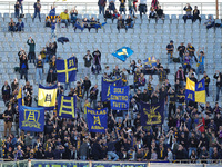 Supporters of Hellas Verona FC during  the Italian Serie A football match between ACF Fiorentina and Hellas Verona FC ,on November 10 , 2024...