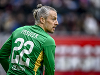 AFC Ajax Amsterdam goalkeeper Remko Pasveer participates in the match between Twente and Ajax at the Grolsch Veste stadium for the Dutch Ere...