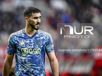 AFC Ajax Amsterdam defender Josip Sutalo plays during the match between Twente and Ajax at the Grolsch Veste stadium for the Dutch Eredivisi...