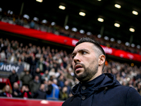 AFC Ajax Amsterdam trainer Francesco Fariolo is present during the match between Twente and Ajax at the Grolsch Veste stadium for the Dutch...