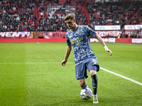 AFC Ajax Amsterdam midfielder Kenneth Taylor plays during the match between Twente and Ajax at the Grolsch Veste stadium for the Dutch Eredi...