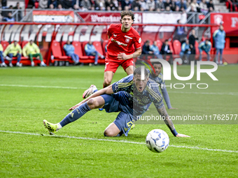 AFC Ajax Amsterdam forward Wout Weghorst plays during the match between Twente and Ajax at the Grolsch Veste stadium for the Dutch Eredivisi...