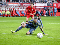 AFC Ajax Amsterdam forward Wout Weghorst plays during the match between Twente and Ajax at the Grolsch Veste stadium for the Dutch Eredivisi...