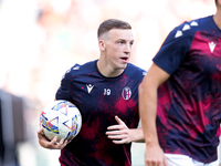 Lewis Ferguson of Bologna FC looks on during the Serie A Enilive match between AS Roma and Bologna FC at Stadio Olimpico on November 10, 202...