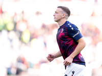 Lewis Ferguson of Bologna FC looks on during the Serie A Enilive match between AS Roma and Bologna FC at Stadio Olimpico on November 10, 202...