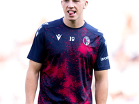 Lewis Ferguson of Bologna FC looks on during the Serie A Enilive match between AS Roma and Bologna FC at Stadio Olimpico on November 10, 202...