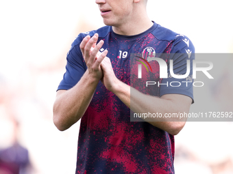 Lewis Ferguson of Bologna FC looks on during the Serie A Enilive match between AS Roma and Bologna FC at Stadio Olimpico on November 10, 202...