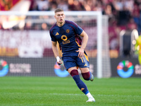 Artem Dovbyk of AS Roma during the Serie A Enilive match between AS Roma and Bologna FC at Stadio Olimpico on November 10, 2024 in Rome, Ita...