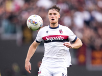 Sam Beukema of Bologna FC during the Serie A Enilive match between AS Roma and Bologna FC at Stadio Olimpico on November 10, 2024 in Rome, I...