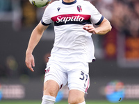 Sam Beukema of Bologna FC during the Serie A Enilive match between AS Roma and Bologna FC at Stadio Olimpico on November 10, 2024 in Rome, I...