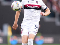 Sam Beukema of Bologna FC during the Serie A Enilive match between AS Roma and Bologna FC at Stadio Olimpico on November 10, 2024 in Rome, I...